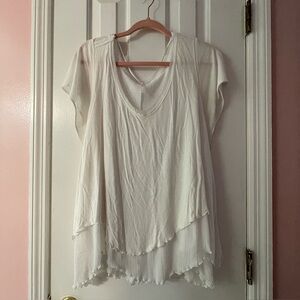 FREE PEOPLE OVERSIZED LAYERED TOP